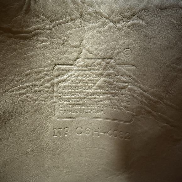 Vintage Coach Soho Duffle 4082 Tote Shoulder Bag Chamois Yellow 1996 Leather - Picture 14 of 14